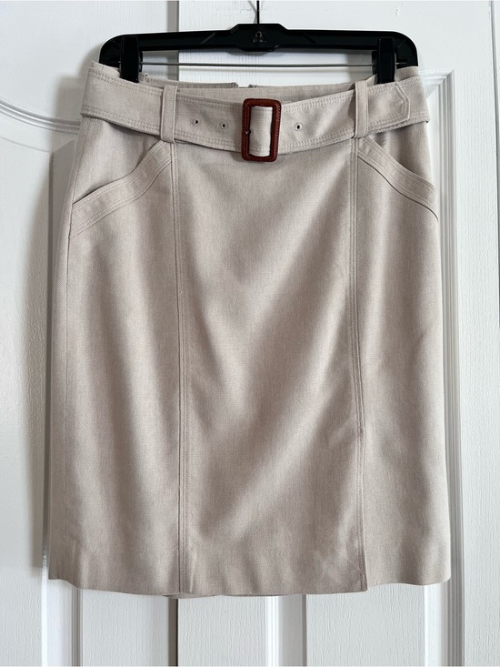 The Limited Dresses & Skirts - The Limited lined tan belted pencil skirt 6